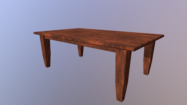 Dining Table 3D Model