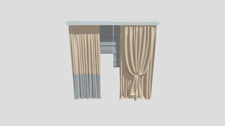 Mi Silk And Cotton Curtain Set – Modello 3D gratuito STL