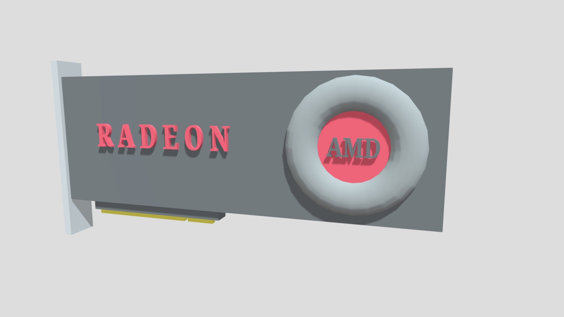 AMD Radeon Gaphics Card - Download Free 3D model by emalexer [cafd225 ...