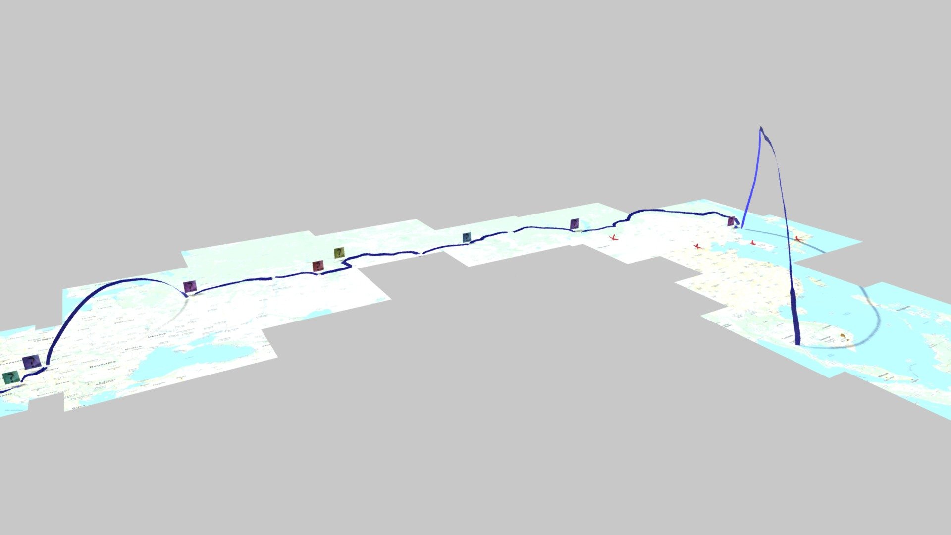 Transsiberian Map