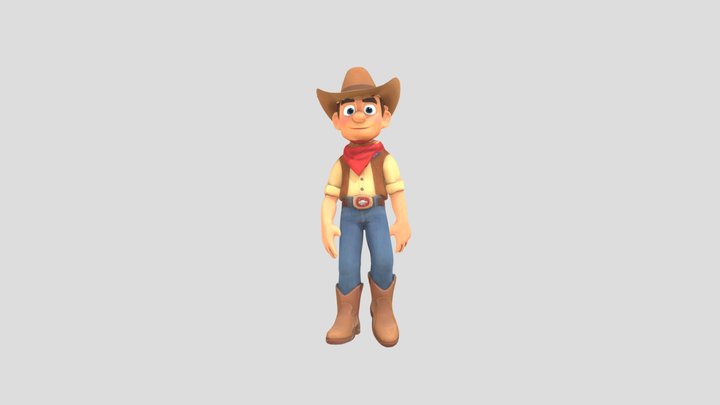 A farmer Model 3D Model