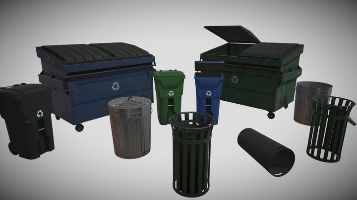 Urban_prop_pack01 3D Model