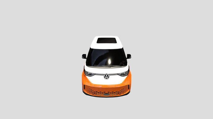 ID Buzz Orange White 3D Model