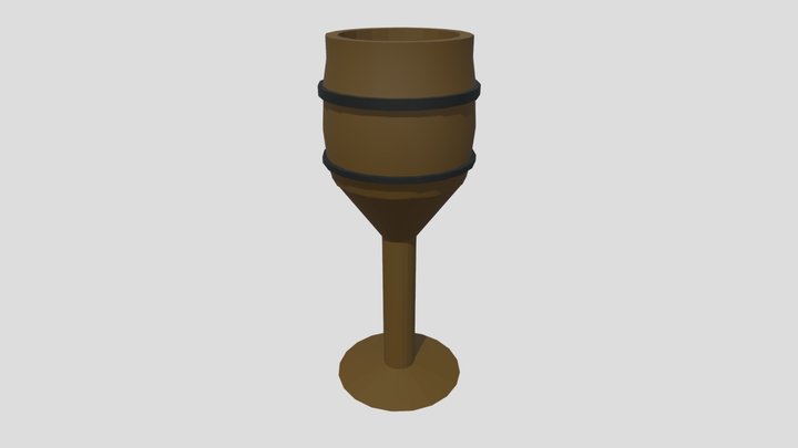 Taça Anelada 3D Model