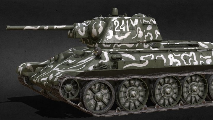 T-34 (1942) 3D Model