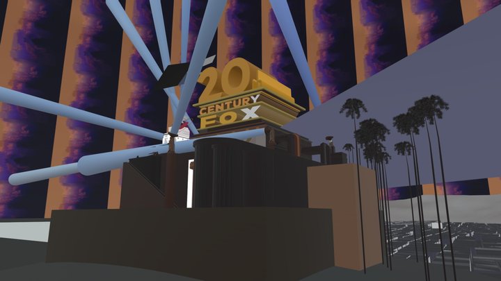 20th Century Fox Film Corporation logo (December 3D Model
