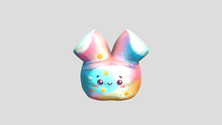 Starry Bunbun 3D Model
