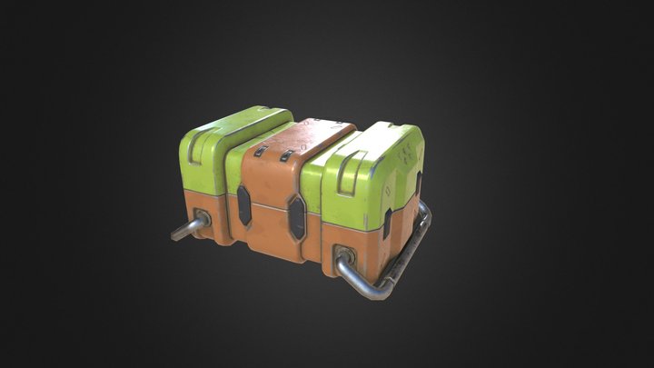 sci-fi box 3D Model