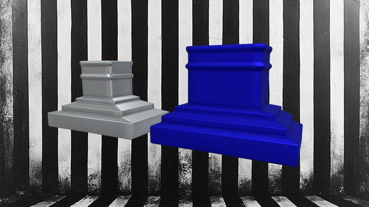 STL Socle Simple free print ready 2v