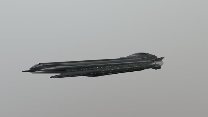 Enemy Carrier 3D Model