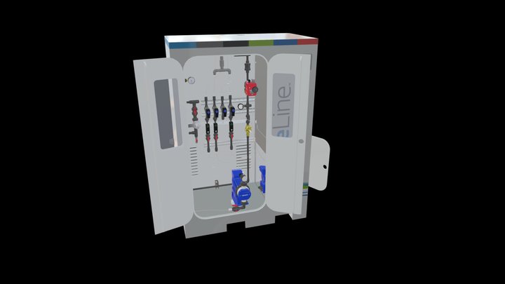 A-PURE 3 LOW CAPACITY WITHOUT DISTRIBUTION PUMP 3D Model