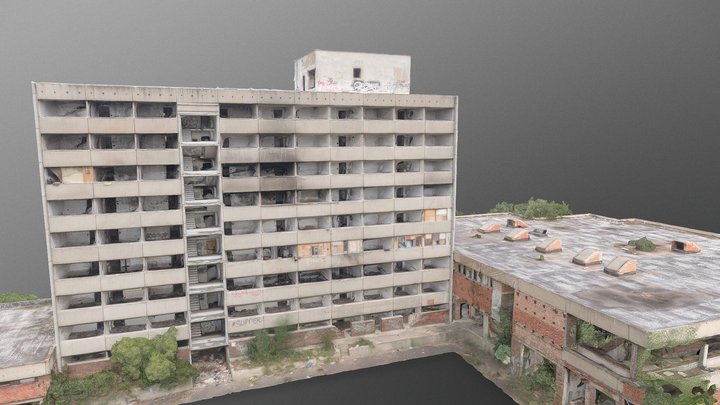 Hotel Maj ruins 3D Model