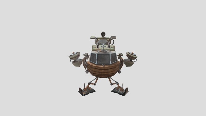 Debris-89 Dropship 3D Model