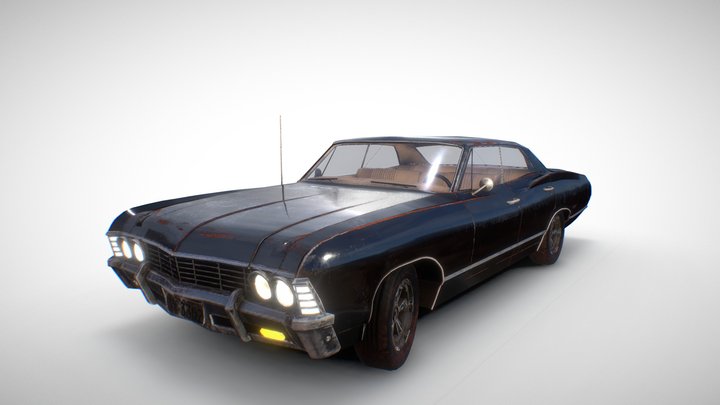 Chevrolet Impala 1967- supernatural 3D Model