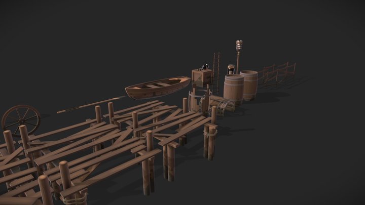 Cartoons Props 3D Model