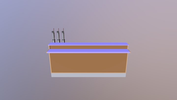 Simple Bar 3D Model