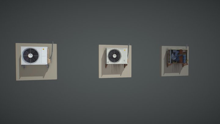 Air conditioning 3D Model
