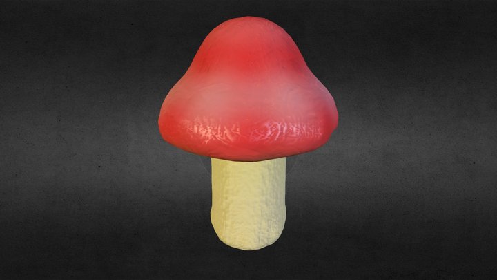 Mushroom Obzbrushj Nv3 3D Model