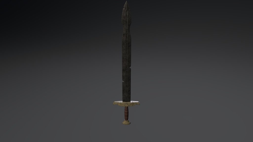 Undead Skeleton Sword - 3D model by Moffafa [cb05d05] - Sketchfab