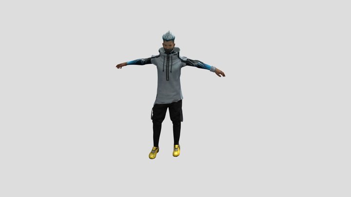 Freefire Character 03 3D Model