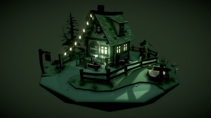 Medieval Fantasy TaverN 3D Model