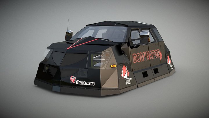 Dominator 3 Tornado interceptor. 3D Model