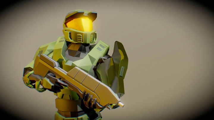 John - 117 "Master Chief" 3D Model