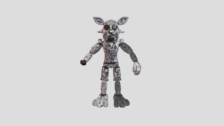 Torres Un Withered Foxy New 3D Model
