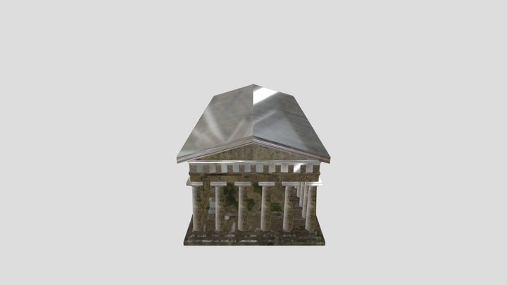 Tempio Athena 3D Model