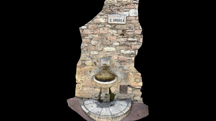 Assisi - Fountain Vicolo S'Andrea (Scaniverse)