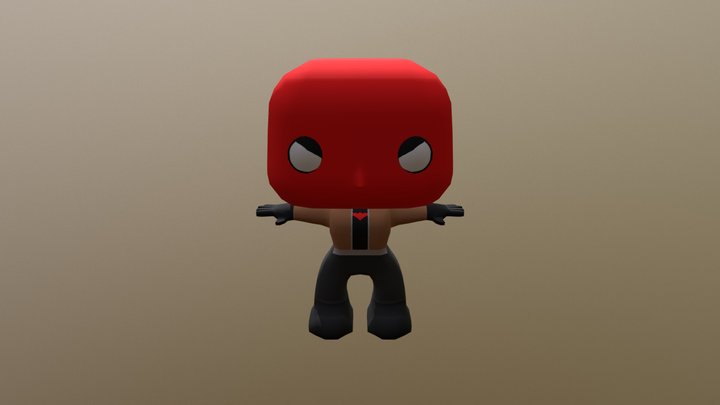 Red Hood Funko POP! 3D Model