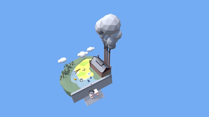 "Me deram lixo pra pescar" 3D Model