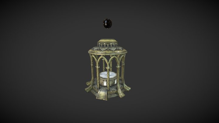 RTS Fantasy Buildings - Elf Arcane 3D Model