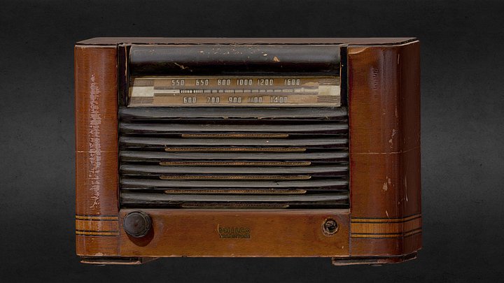 Philco Transiston Radio 3D Model