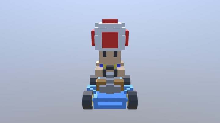 Toad kart 3D Model