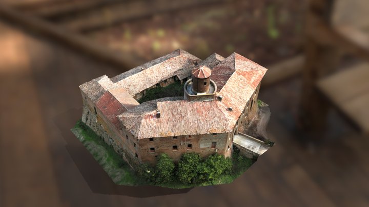 Castello Volta - Italian castle 11th century 3D Model