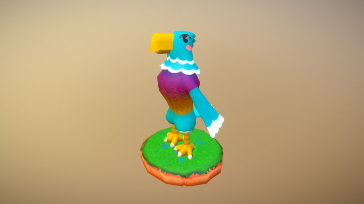 Chloe - Animal Crossing fanart (own design) 3D Model