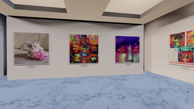 Instamuseum for @planetzork 3D Model