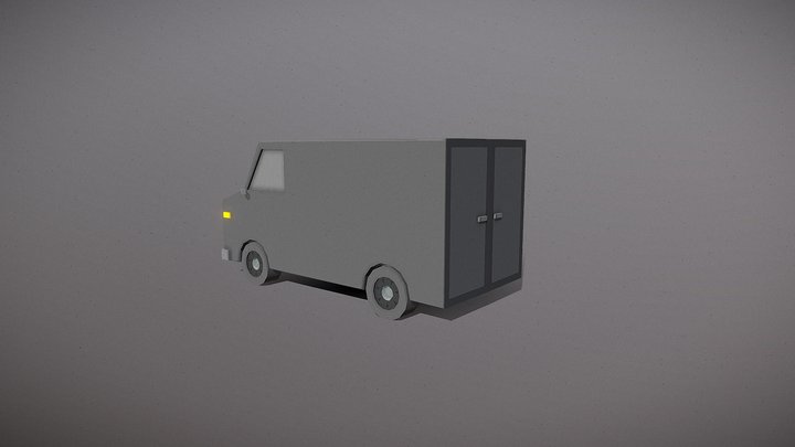 Lowpoly Van – Free 3D Model STL