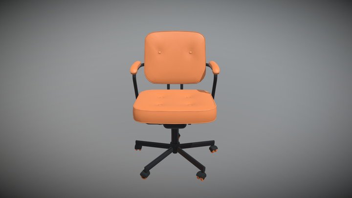 ALEFJÄLL Ikea Office Chair 3D Model