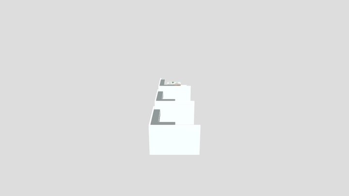 Kitchen set step by step 3D Model