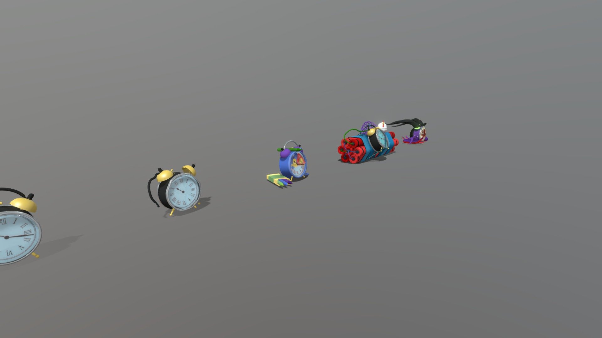 Alarm Clock (XYZ school H.W 4) secondary forms - Download Free 3D model ...