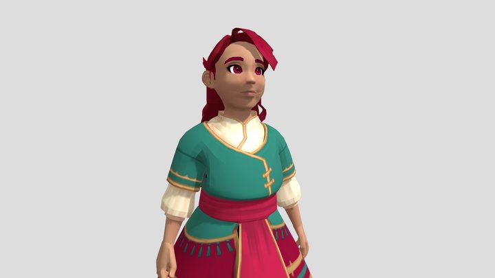 Fantasy Character 3D Model