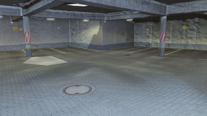 Backrooms level 1 3D Model