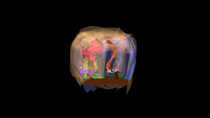 Mermaids flower in deep ocean!!! 3D Model