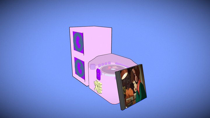LO-FI CD PLAYER 3D Model