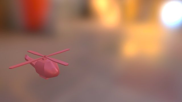 Helicopter 3D Model