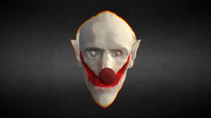Creepy Clown 3D Model