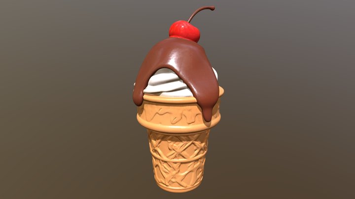 Ice cream – Kostenloses 3D-Modell STL