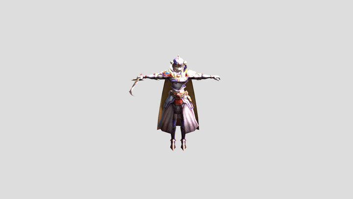 War of the Visions FFBE Warrior of Light 3D Model